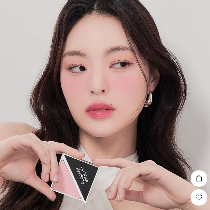 MUZIGAE MANSION FITTING BLUSH Vegan Powder Lightweight, Smooth, Blendable, Face Enhancing Makeup Color (Kinda)-Velvo Beauty