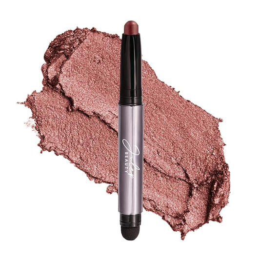 Julep Eyeshadow 101 Cream-to-Powder Waterproof Shadow Stick – Red Wine Shimmer – Long-Lasting, Crease-Proof, Warm Red Shimmer Cream Eyeshadow with Built-in Smudger-Velvo Beauty