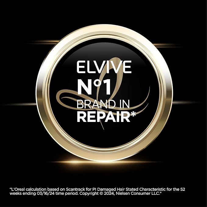 L'Oreal Paris Elvive Total Repair 5 Repairing Shampoo and Conditioner for Damaged Hair, 28 Ounce (Set of 2)(Packaging May Vary)-Velvo Beauty