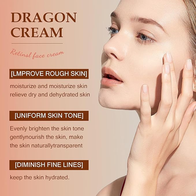 2Pcs Dragons Blood Easy Cream, Dragons Blood Easy Face Cream, Retinol Dragon Blood Cream, Hydrate Skin and Decrease Wrinkles, Lightweight Face Moisturizer for All Skin Types-Velvo Beauty