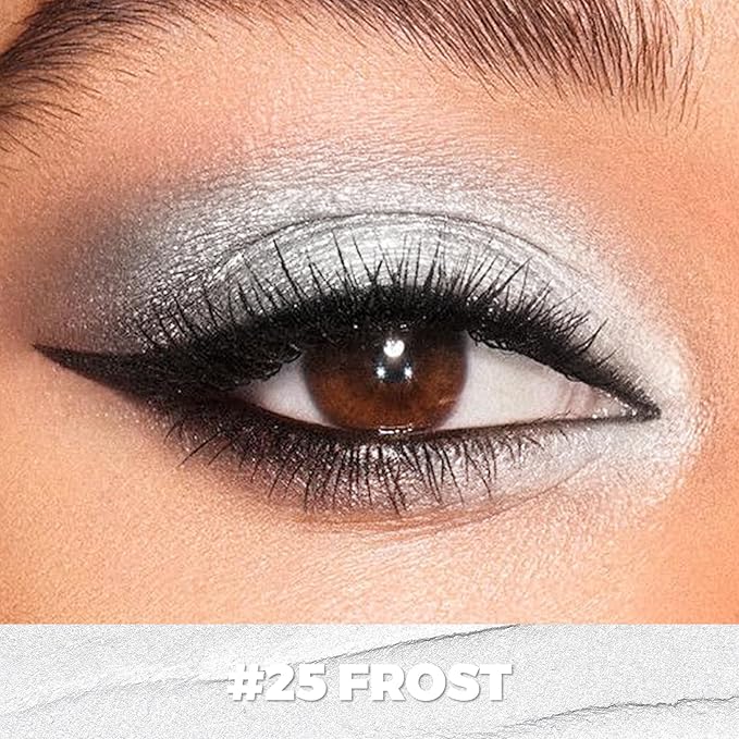 FOCALLURE Shimmer and Matte Cream Eyeshadow Stick,Smooth Brilliant Eye Brightener Pencil for Women,Long Lasting Waterproof Eye Shadow and Liners Makeup,FROST-Velvo Beauty