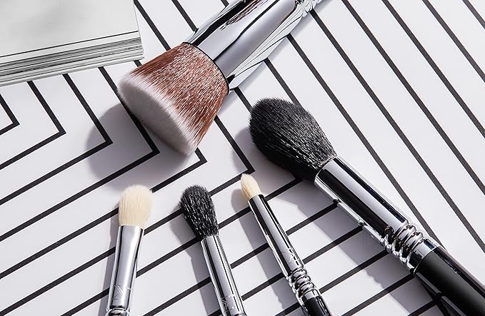 Sigma Beauty Professional F35 Tapered Highlighter synthetic Face Makeup Brush with SigmaTech® fibers for Highlighting and Contouring-Velvo Beauty