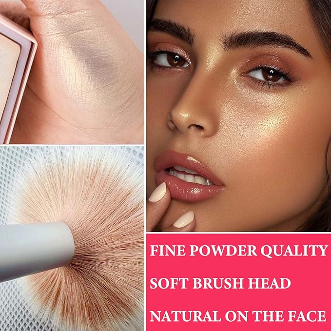 Face Glitter Blush Shimmer Waterproof Highlighter Blusher Powder,Facial Contour Corrector Long Lasting Glitter Illuminator Highlighter Palette Shimmer Highlight Makeup Palette(02#)-Velvo Beauty