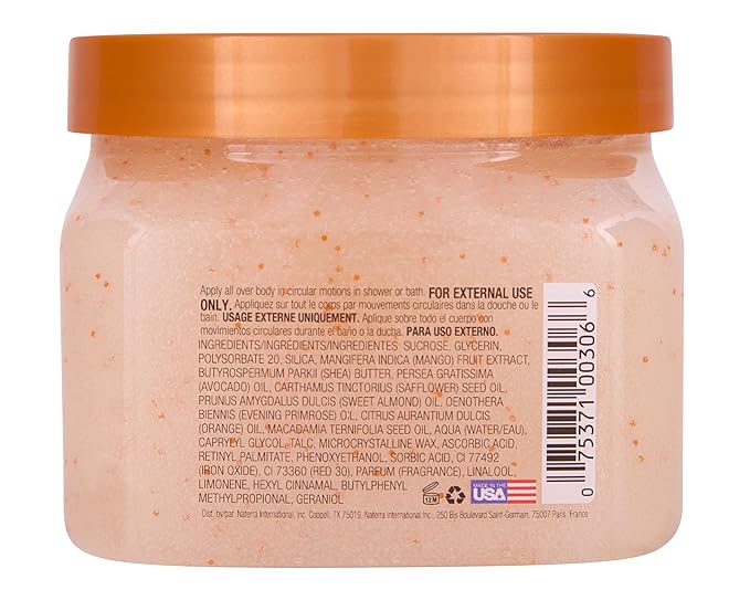 Tree Hut Shea Sugar Scrub Tropical Mango, 18oz, Ultra Hydrating and Exfoliating Scrub for Nourishing Essential Body Care-Velvo Beauty