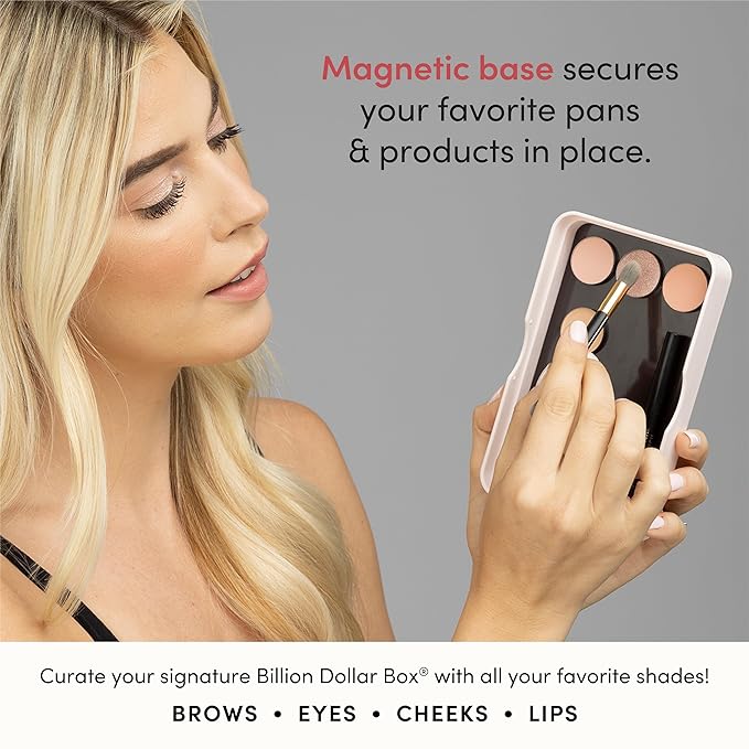Billion Dollar Brows Beauty Box, All-in-One, Customizable, Sustainable, Convenient, Full Face Makeup Palette, Cruelty Free (Beauty Box)-Velvo Beauty