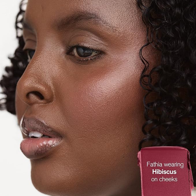 AMI COLÉ Desert Date Cream Multistick Lip and Cheek Tint (Hibiscus), moisturizing lip tint, lip and cheek stain, natural lip color-Velvo Beauty