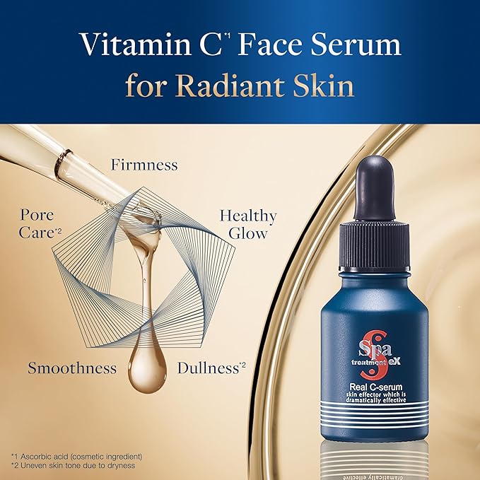 Spa Treatment Real C Serum Vitamin C Serum, Revitalizing, Brightening Serum for your face-Velvo Beauty