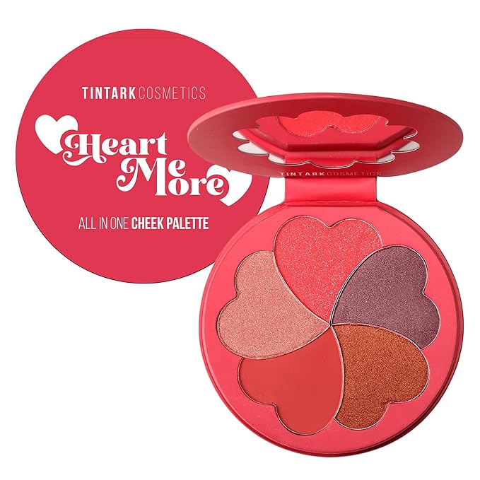 Blush Palette, Bronzer Matte Blush and Highlighter Palette, Cheek Blush Makeup, Bright Pink Blush Powder, Rose Magenta Peach Red, Talc Free-Velvo Beauty