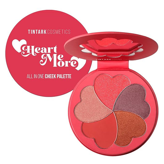 Blush Palette, Bronzer Matte Blush and Highlighter Palette, Cheek Blush Makeup, Bright Pink Blush Powder, Rose Magenta Peach Red, Talc Free-Velvo Beauty