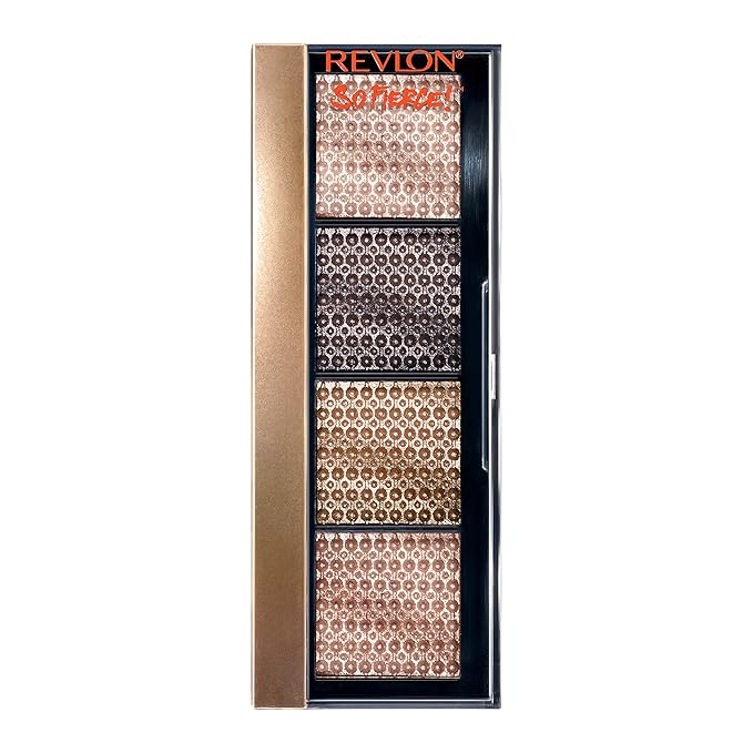 Revlon So Fierce Prismatic Eyeshadow Palette, Eye Makeup, Ultra Creamy Pigmented in Blendable Matte & Pearl Finishes, 961 That's A Dub, 0.21 oz-Velvo Beauty