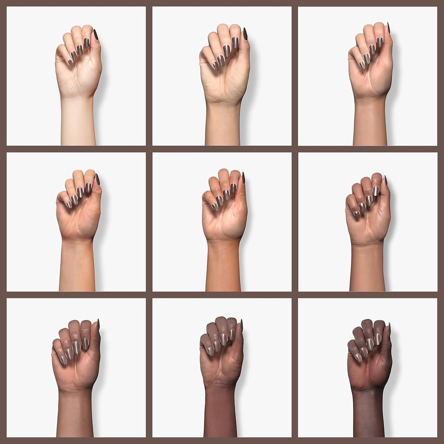 Beetles Brown Gel Nail Polish – 15ml Fall Dark Brown Gel Polish Gel Polish Soak Off Uv LED Nail Lamp Nail Art Manicure Gift for Women-Velvo Beauty