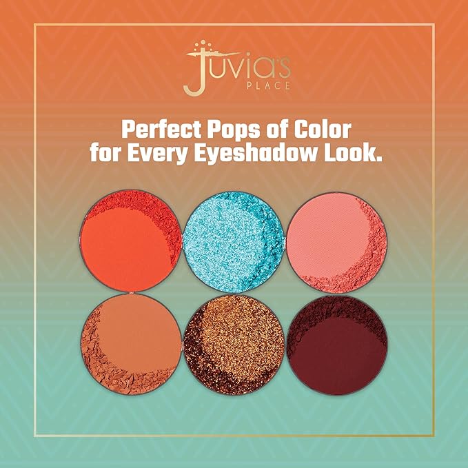 Juvia's Place Olori 3 - Coral, brown, Bronze, Shades of 6, Eyeshadow Palette, Professional Eye Makeup, Pigmented Eyeshadow Palette, Makeup Palette for Eye Color & Shine, Pressed Eyeshadow Cosmetics-Velvo Beauty