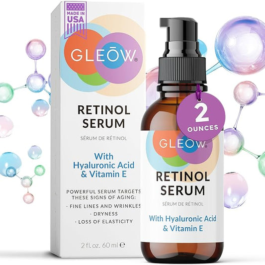 Retinol Serum for Face with Hyaluronic Acid, Retinol for Face Is Suitable for All Skin Types, Hydrating Serum Women and Men Plumps Youthful Appearance 2oz-Velvo Beauty