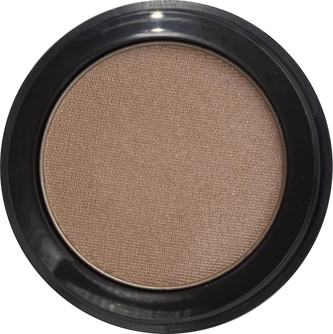 Brown Silver Shimmering Metallic Chocolate Brown Dark Bronze Pressed Powder Single Vegan Eyeshadow; Talc, Paraben & Cruelty Free-Velvo Beauty