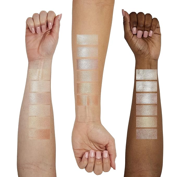 Sigma Beauty GlowKissed Highlight Palette | Highlighted Warm Tones | Glow Vibes, Mirror Included-Velvo Beauty