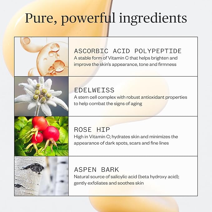 Ursa Major Natural Vitamin C Serum | Brightening Formula Revitalizes Dull Skin and Smooths Skin's Tone | Targets Wrinkles, Sagging and Loss of Firmness | Vegan, Non-Toxic, Cruelty-Free | 1 ounce-Velvo Beauty