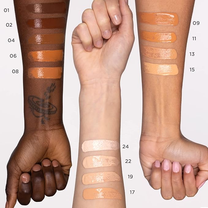 Pacifica Beauty Kind Tint Tinted Serum, Skincare, Vegan Collagen, Hyaluronic Acid, Vitamin C, Niacinamide, Caffeine, Hydrating, Lightweight Foundation, Natural Dewy Skin, Shade 08, 1 fl oz (1 Count)-Velvo Beauty