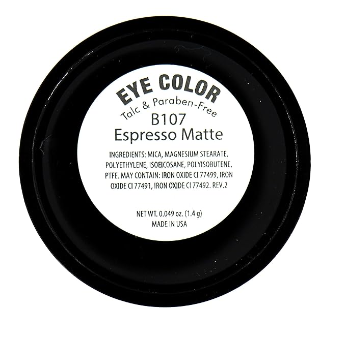 Espresso Coffee Chocolate Chestnut Cocoa Brown Matte Opaque Pressed Powder Single Vegan Eyeshadow; Talc, Paraben & Cruelty Free-Velvo Beauty
