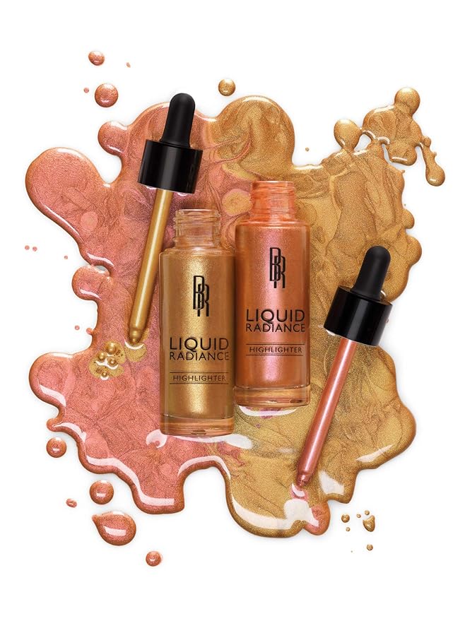 Black Radiance Liquid Radiance Highlighter, Gold Dust, 1 Ounce (Pack of 2)-Velvo Beauty