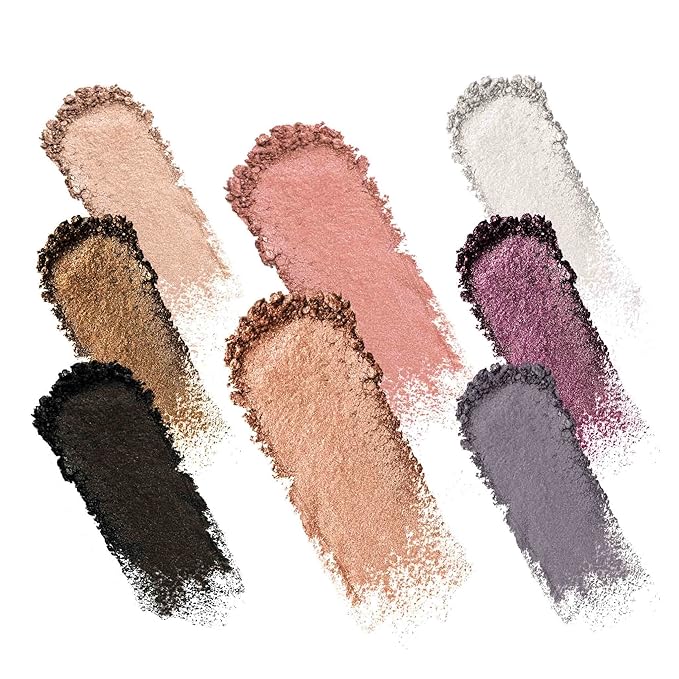 Lune+Aster Double Booked Face & Eye Palette - This online exclusive palette features a mauve blush, bronze highlighter and six show-stopping velvety eyeshadows to create an elevated look for any special occasion.-Velvo Beauty
