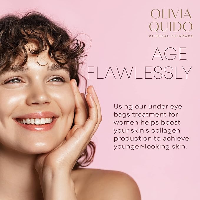 OLIVIA QUIDO Clinical Skin Care Wrinkle Blur (0.46 oz) | Eye Cream For Dark Circles and Puffiness | Anti-Aging Under Eye Cream | Hydrating, Brightening, and Dark Circles Under Eye Treatment for Women-Velvo Beauty