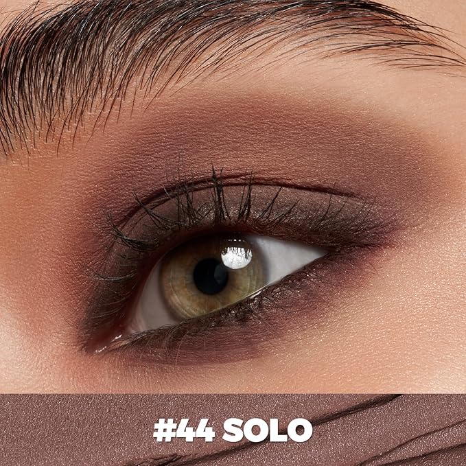 FOCALLURE Shimmer and Matte Cream Eyeshadow Stick,Smooth Brilliant Eye Brightener Pencil,High Pigment Eye Highlighter Pen for Women,Long Lasting Waterproof Eye Shadow and Liners Makeup (SOLO)-Velvo Beauty