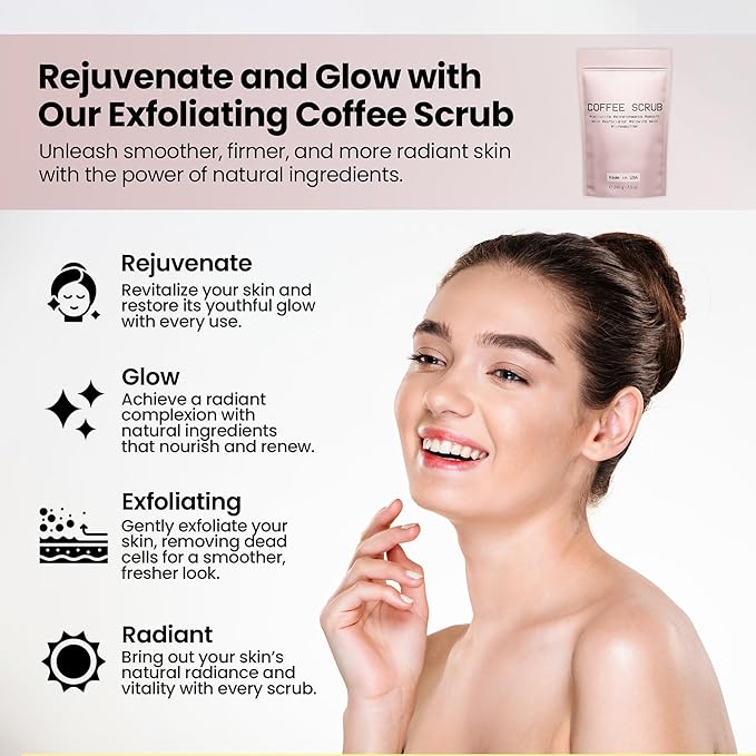 Life's Buttter Exfoliating Coffee Scrub with Natural Arabica Coffee Effective Against Cellulite, Stretch Marks, Scars and Acne | Organic Shea Butter and Sweet Almond Oil-Velvo Beauty