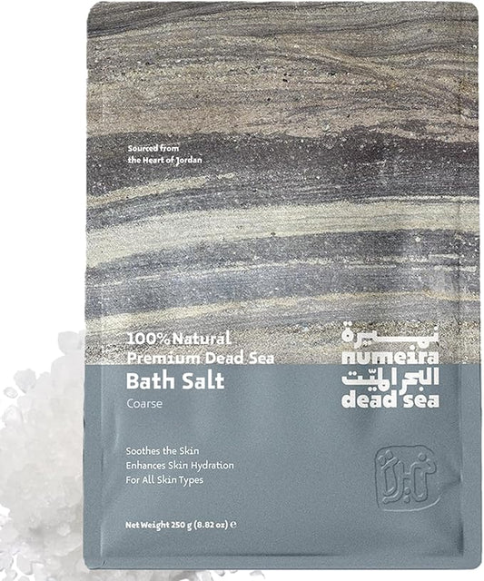 Dead Sea Salts for Soaking Relaxing Sea Salt Bath Soak for Body Rejuvenation - Natural Mineral Salts - Coarse Dead Sea Salt Unscented Bath Salts for Women & Men (2.2 lb)-Velvo Beauty