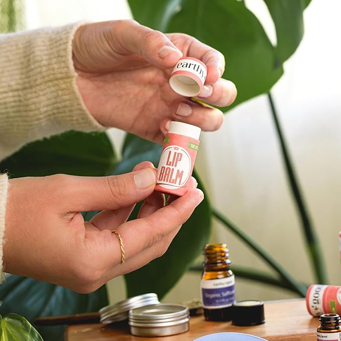 Earthy Good Organic DIY Lip Balm Making Craft Kit By Kiss Naturals-Velvo Beauty