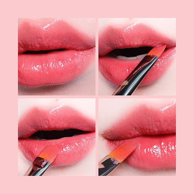 Piccasso 501 Lip Brush – Professional Lip Brush for Precise Lip Gloss & Lip Stain Application, Smooth Color Payoff & Defined Lip Lines, Synthetic Makeup Brush for Clean, Flawless Finish-Velvo Beauty