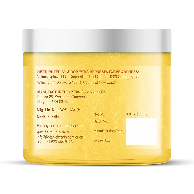 Botanic Hearth Mango Swirl Body Scrub - 8.8 fl oz - Exfoliating & Moisturizing Scrub for Smooth, Radiant Skin - Infused with African Shea & Glycolic Acid | 3 in 1 Scrub-Velvo Beauty
