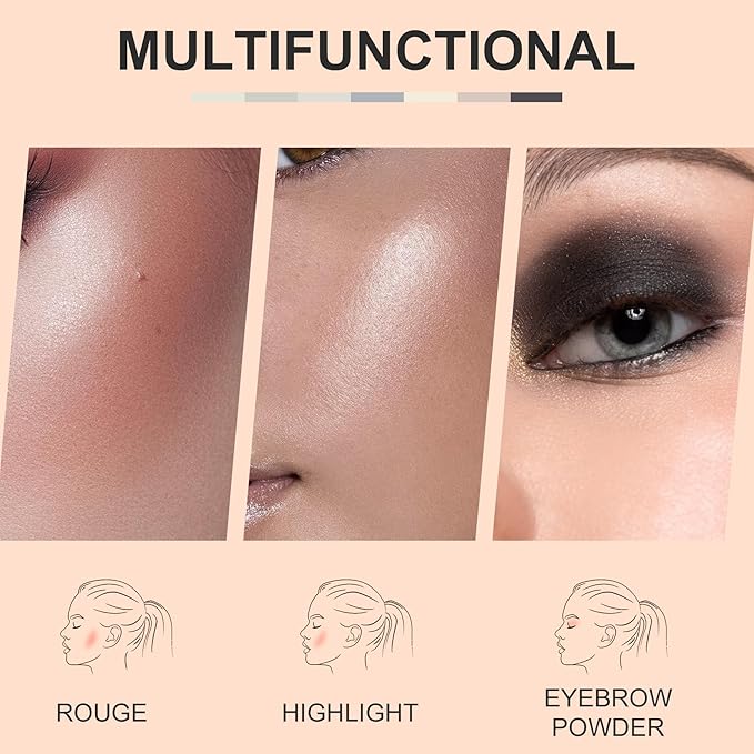 Eyeshadow, 9 Colors Eyeshadow Palette, Matte&Glitter&Shimmer Eyeshadow,for Eye Makeup Long Lasting Waterproof Eye Makeup Palette, Glitter Shimmer Professional Bright-Colored Eye Shadow(G005-3)-Velvo Beauty