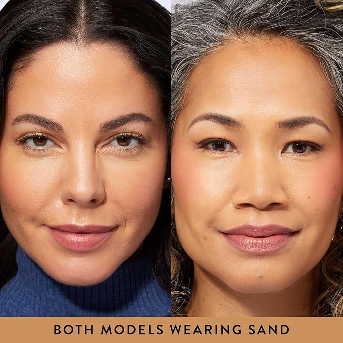 LAURA GELLER NEW YORK Laura's Must-Haves Kit 3pc: Baked Balance-n-Brighten Powder Foundation, Sand + Spackle Skin Perfecting Makeup Primer, Hydrate + Airbrush Round Kabuki Brush-Velvo Beauty