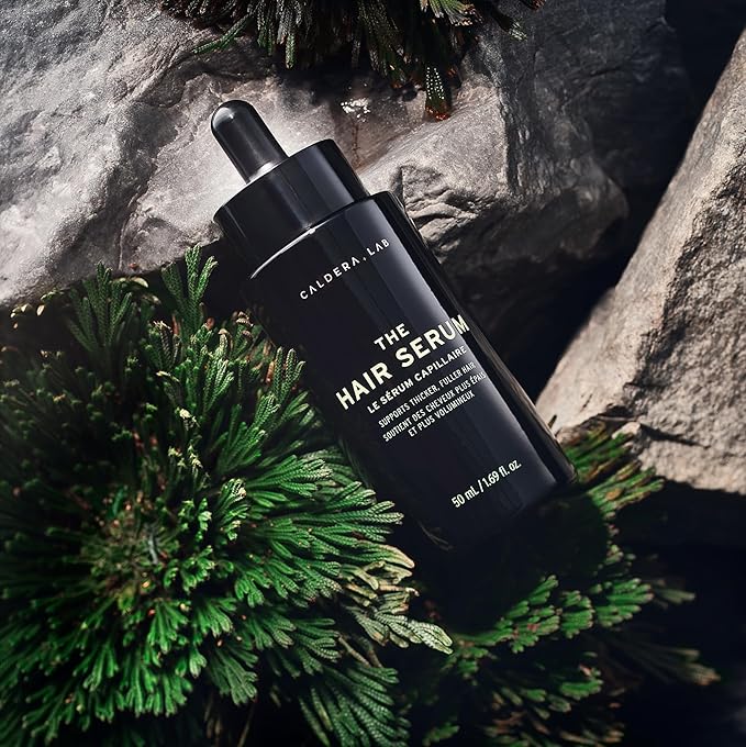 Caldera + Lab The Hair Serum | Men’s Thickening Serum for Thinning & Receding Hair, Supports Fuller & Stronger-Looking Hair, Dermatologically Tested - All Hair Types-Velvo Beauty