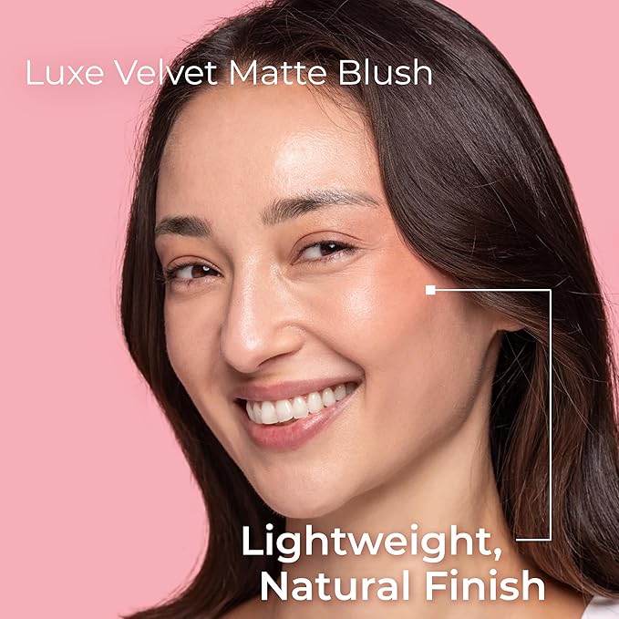 MCoBeauty Soft Matte Beauty Wand, Peach Bellini Blush, Velvety Finish of Buildable Color, Vegan, Cruelty Free Cosmetics-Velvo Beauty