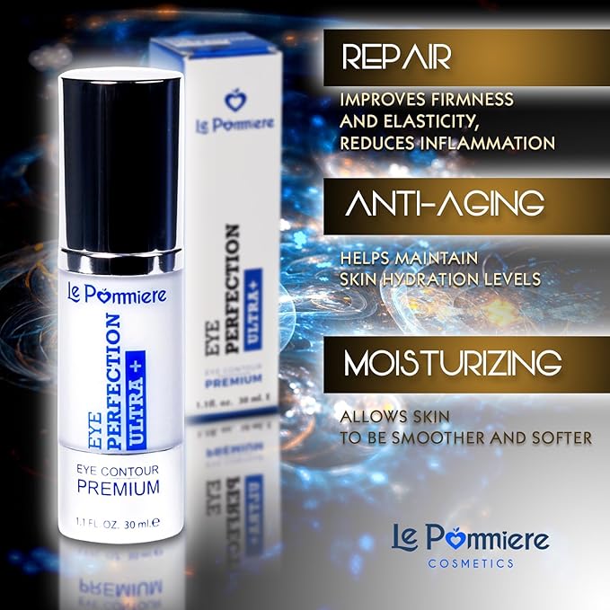 under eye cream 1.1 fl oz. Anti bags, dark circles and puffiness. Anti age, crow's feet. Vitamin E. eye contour anti wrinkle. Moisturizer for face and skin-Velvo Beauty