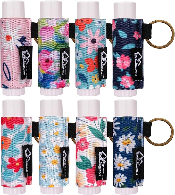 WK IEASON Lip Balm Holder Keychain Bulk Chapstick Holder Key chain-Velvo Beauty