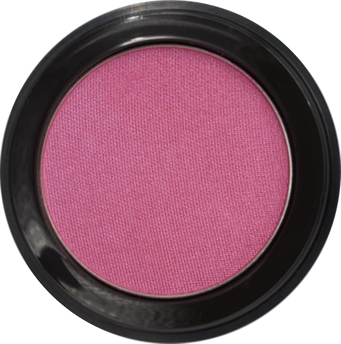 Fuchsia Rose Deep Pink Red Shimmer Opaque Pressed Powder Single Vegan Eyeshadow; Talc, Paraben & Cruelty Free-Velvo Beauty