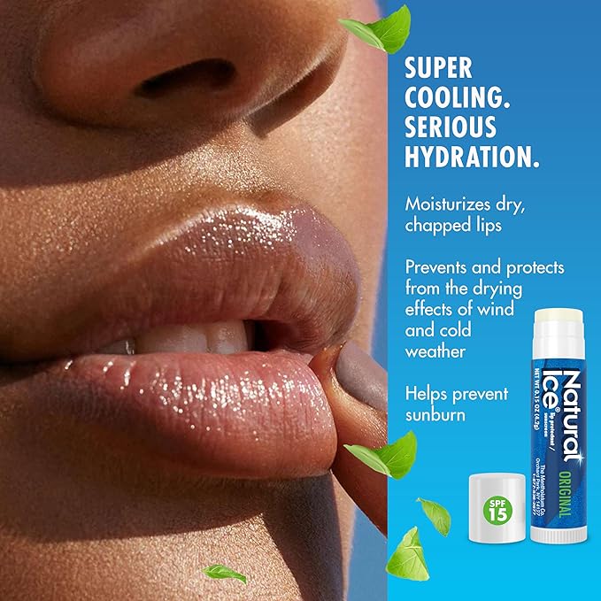 Natural Ice Original SPF 15 Medicated Lip Balm - 12 Count Pack-Velvo Beauty