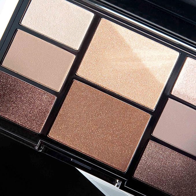 Lune+Aster RealGlow Face & Eye Palette - Illuminating palette featuring a bronzer, highlighter and six nude eyeshadows to create an effortless all-over-glow.-Velvo Beauty