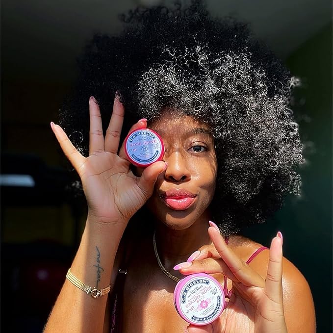 C.O. Bigelow All Purpose Salve Lip Balm Tins, Sakura Rose Salve Pack of 3 for Chapped Lips & Dry Skin - Moisturizing Lip, Cuticle and Skin Salves, 0.8 oz each-Velvo Beauty