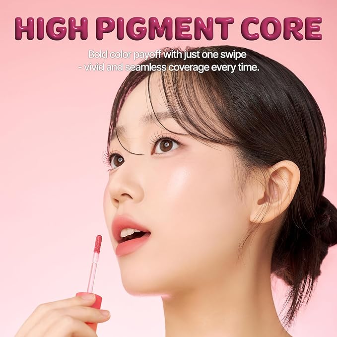 Touch in Sol Vegan Again Blur Core Lip Tint (#Chill-out Red) - Long Lasting, High Pigment Velvet Matte Lip Stain – Lightweight Smooth Blur Finish, 0.12 Oz-Velvo Beauty