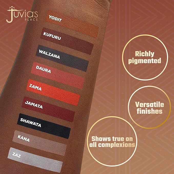 Juvia's Place Warrior 2 Eyeshadow Palette - Professional Eye Makeup, Pigmented Eyeshadow Palette, Makeup Palette for Eye Color & Shine, Pressed Eyeshadow Cosmetics-Velvo Beauty