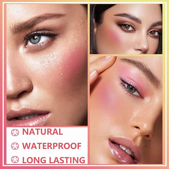 Liquid Blush,Natural Soft Cream Face Blush Matte Cheek Tint,Lightweight,Moisturizing,Waterproof,Long Lasting Face Blush Stick(5#)-Velvo Beauty