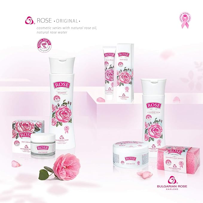 Rose Bulgarian Eye Cream with Natural Oil for Dark Spots and Puffiness, Under Eye Cream for Wrinkles and Bags, Water Anti Aging Eye Cream Helps Improve Dryness-Velvo Beauty