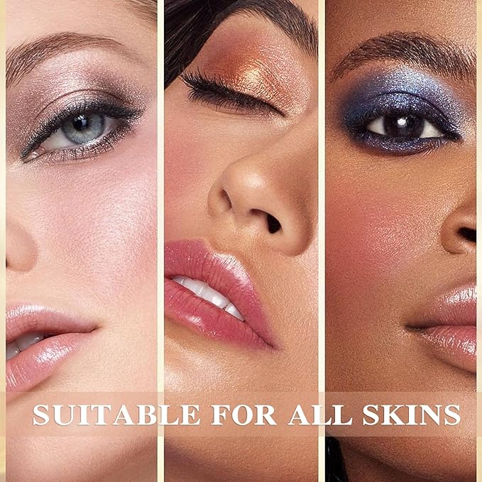 3 Colors Blush Palette,Matte Contour Makeup Blush for Cheeks,Waterproofing Highly Pigmented Face Cheek Blusher with Make Up Brush A12-Velvo Beauty