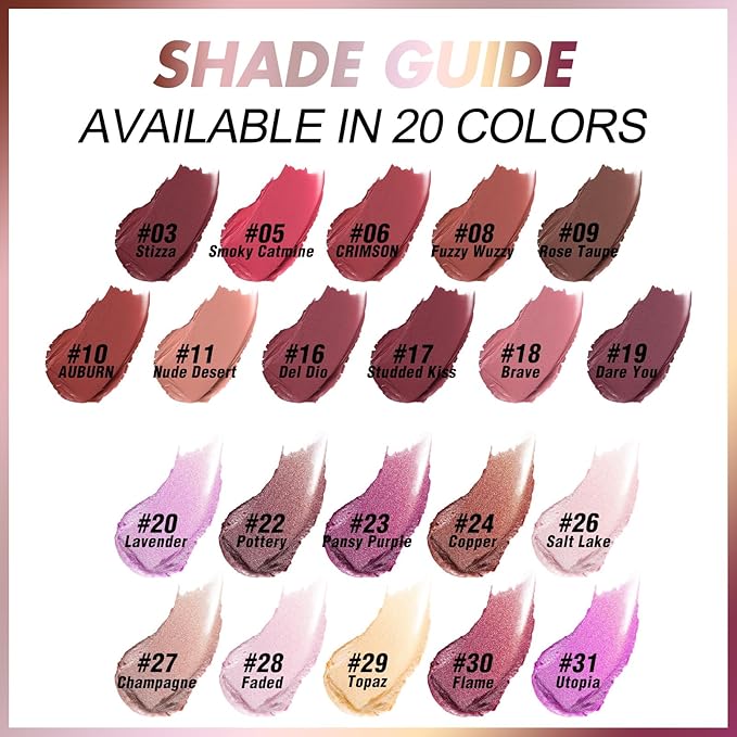 FOCALLURE Ultra Chic Matte Lipstick,Rich Vitamin E Lip Crayon,Lightweight Matte Color without Drying or Fading,Long Lasting Waterproof Lips Makeup,BRAVE-Velvo Beauty