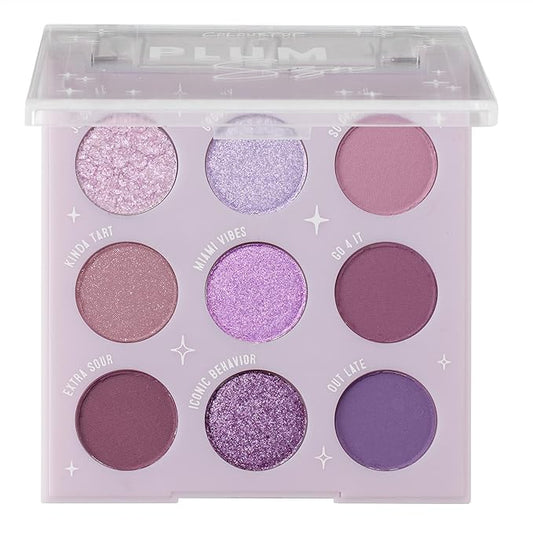 ColourPop Eyeshadow Palette - Eye Makeup Palette with Matte, Metallic, Matte Sparkle & Glitter Finishes - High-Pigment Eye Makeup with a Long-Wearing Formula - Plum Szn (0.3 oz)-Velvo Beauty