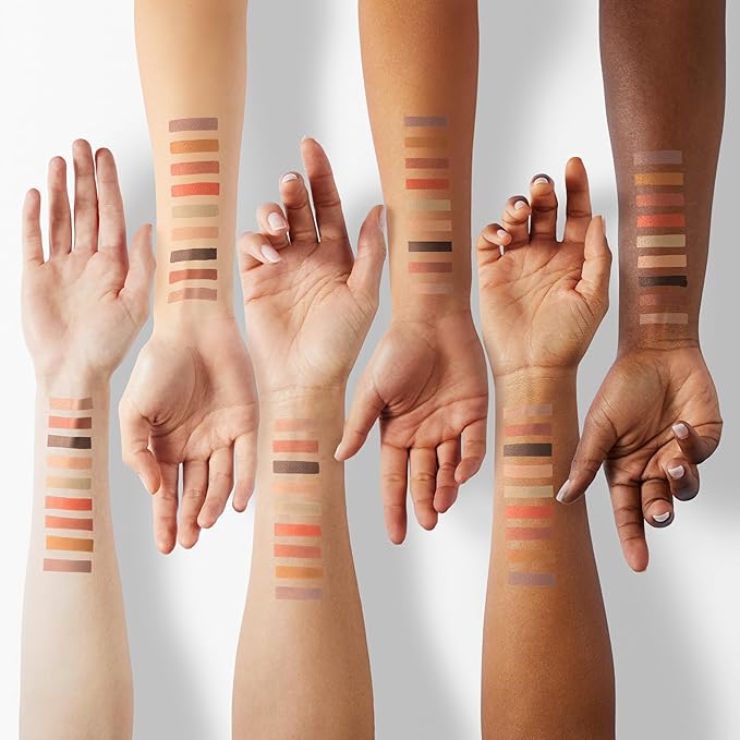 Juvia's Place Palette The Warrior - Warm Golds, Browns & Bronzes, Shades of 9, Warm and Neutral Palette, Pigmented Makeup Palette Eye Color & Shine-Velvo Beauty
