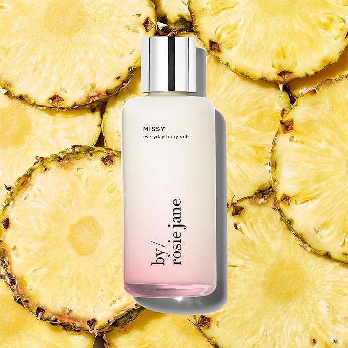 By Rosie Jane Everyday Body Milk (Missy) - Hydrating Toner & Body Moisturizer to Help Even Skin Tone - Infused with Soothing Aloe Vera and Turmeric Root to Promote Anti-Aging (5 Ounce)-Velvo Beauty